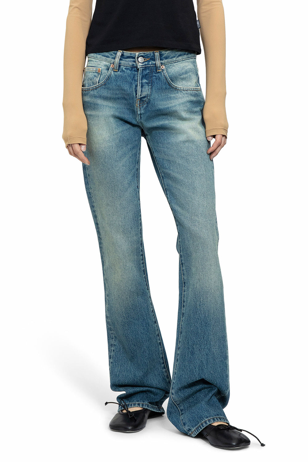 MM6 MAISON MARGIELA WOMAN BLUE JEANS