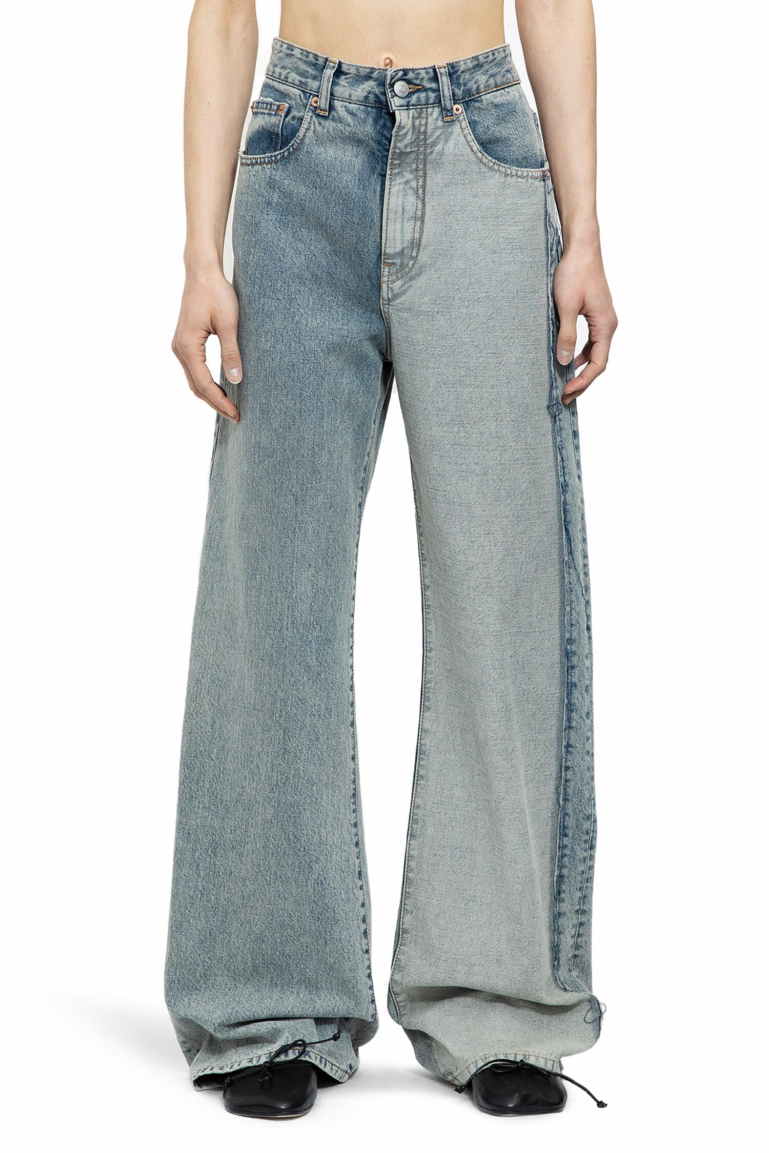 MM6 MAISON MARGIELA WOMAN BLUE JEANS