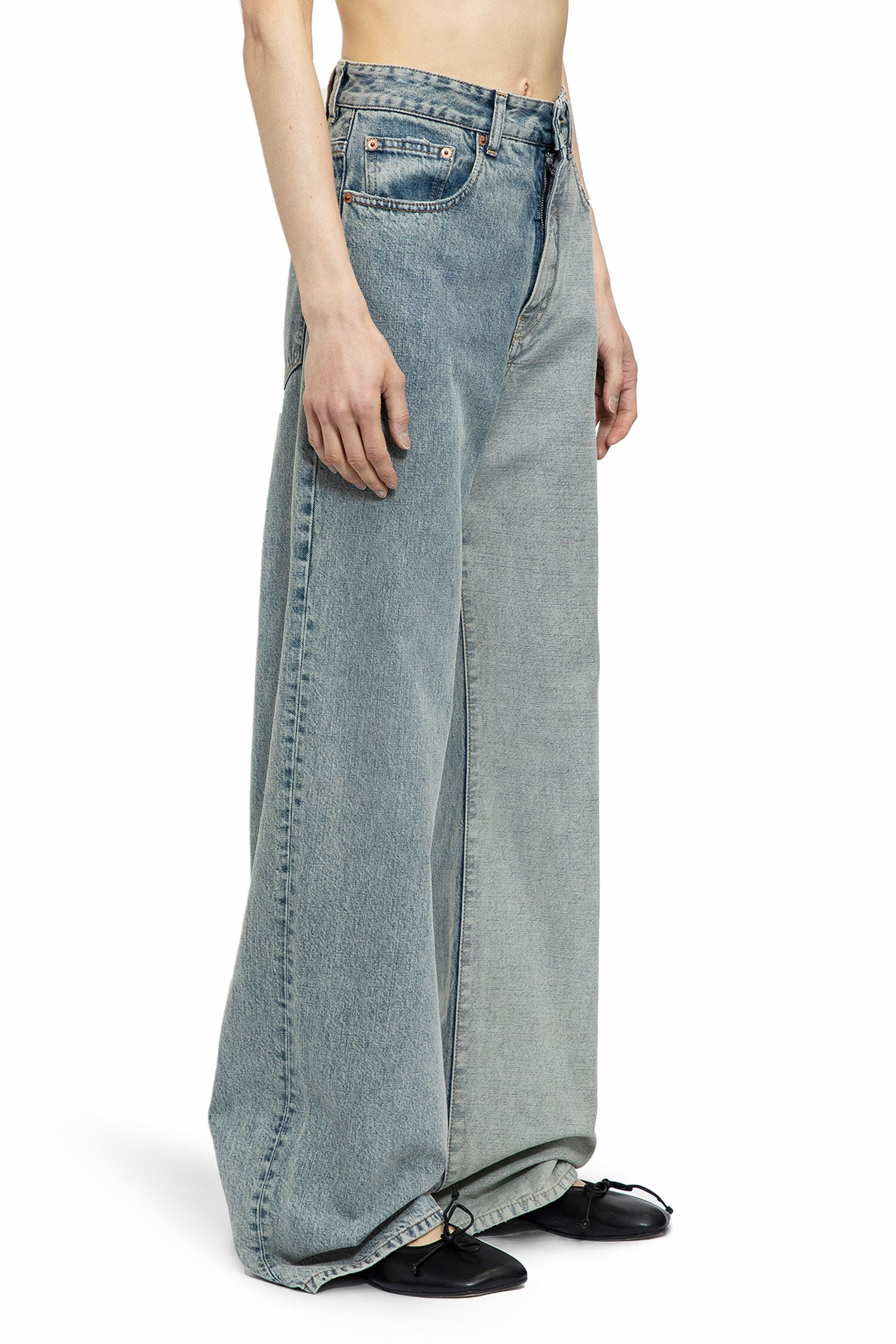 MM6 MAISON MARGIELA WOMAN BLUE JEANS