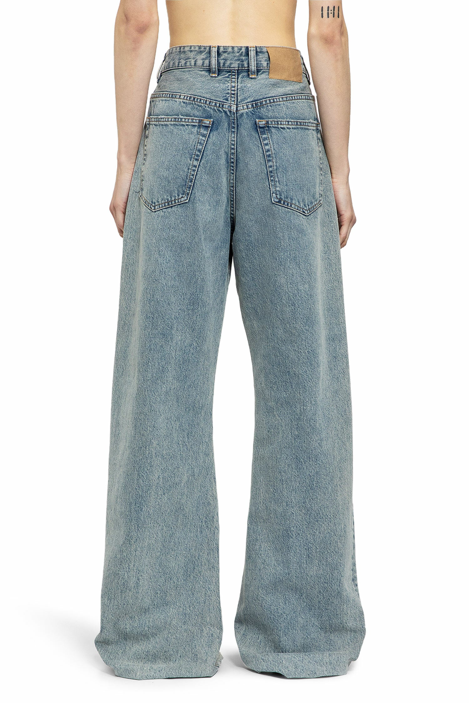 MM6 MAISON MARGIELA WOMAN BLUE JEANS