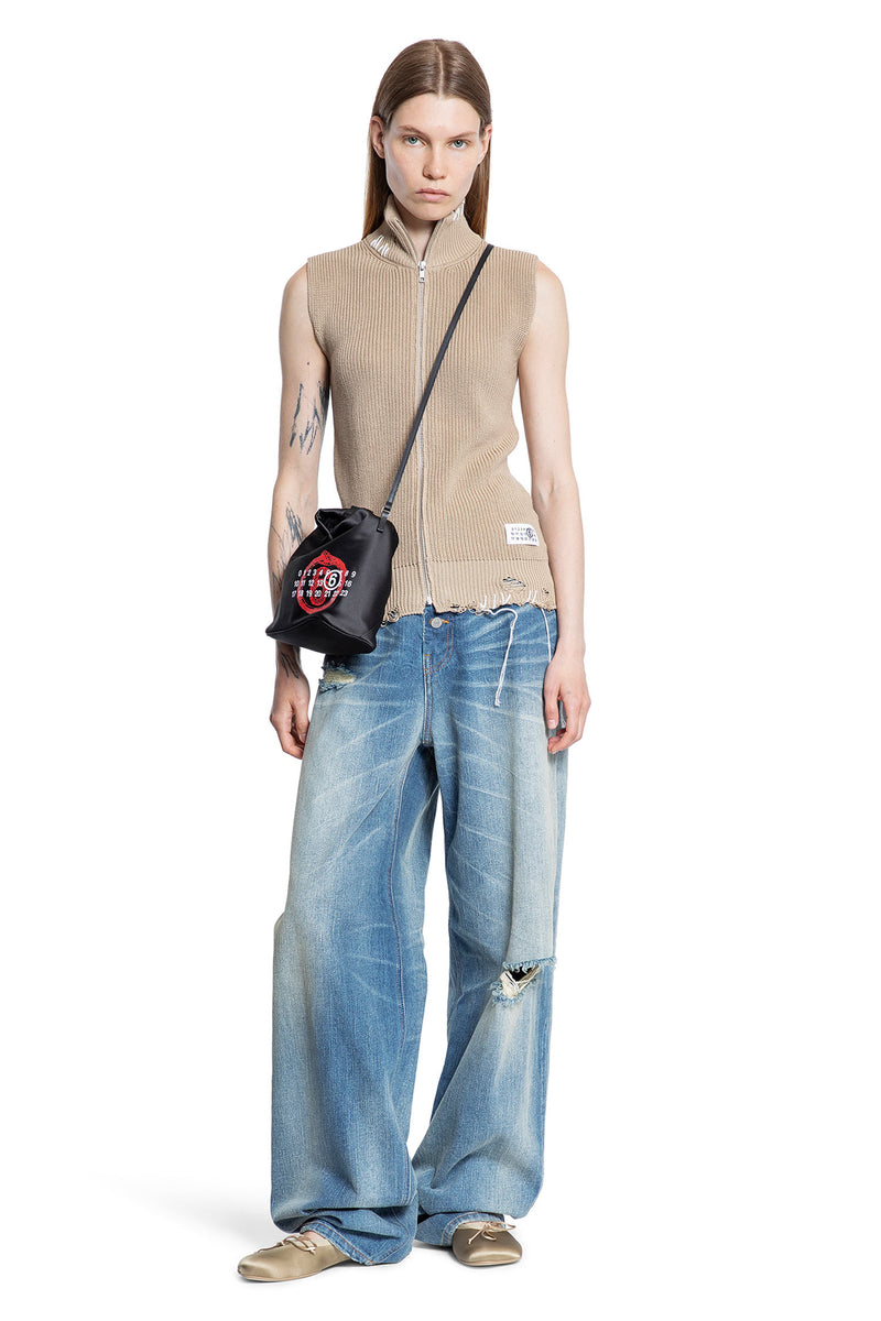 MM6 MAISON MARGIELA MM6 MAISON MARGIELA WOMAN BLUE JEANS woman