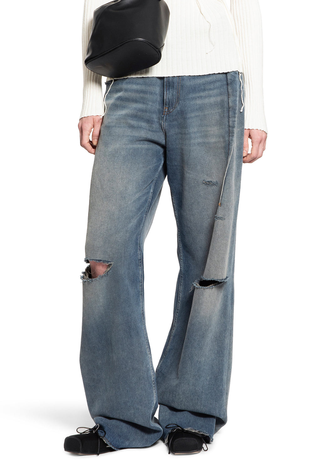 MM6 MAISON MARGIELA WOMAN BLUE JEANS