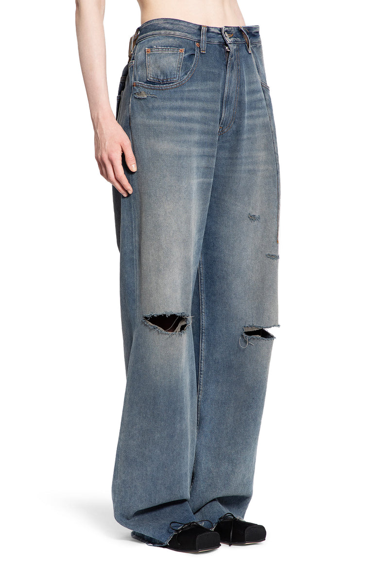 MM6 MAISON MARGIELA WOMAN BLUE JEANS