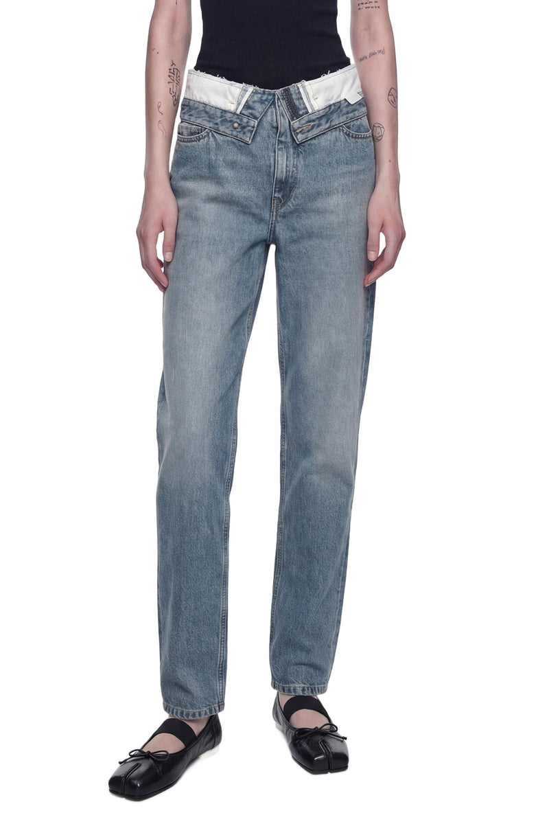 MM6 MAISON MARGIELA Straight Leg Jeans woman