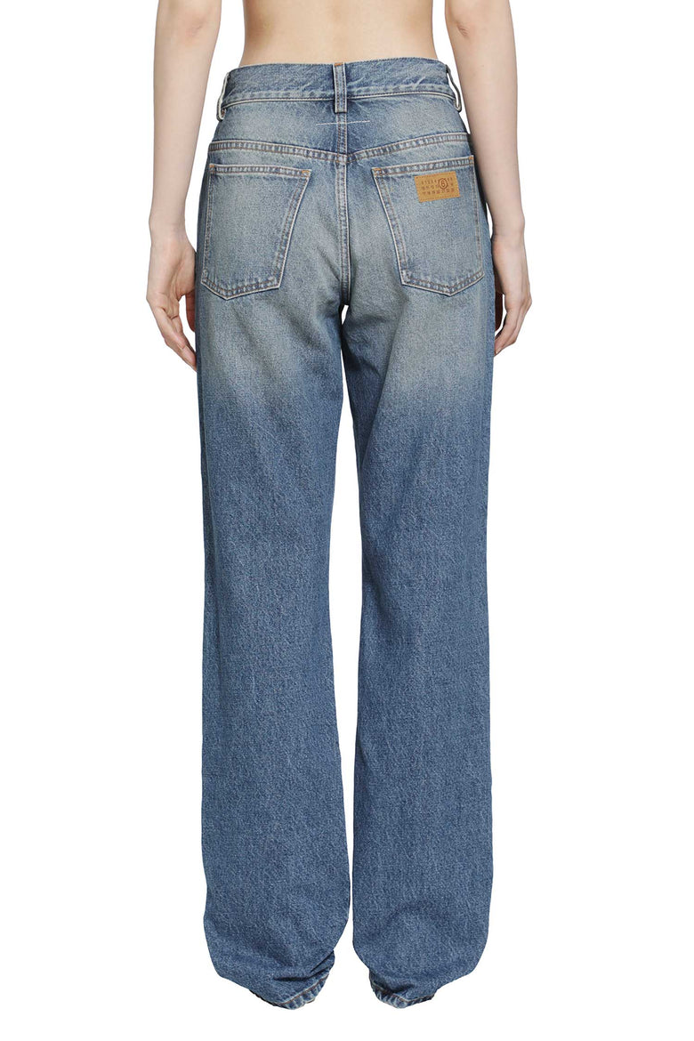 MM6 MAISON MARGIELA Straight Leg Jeans woman