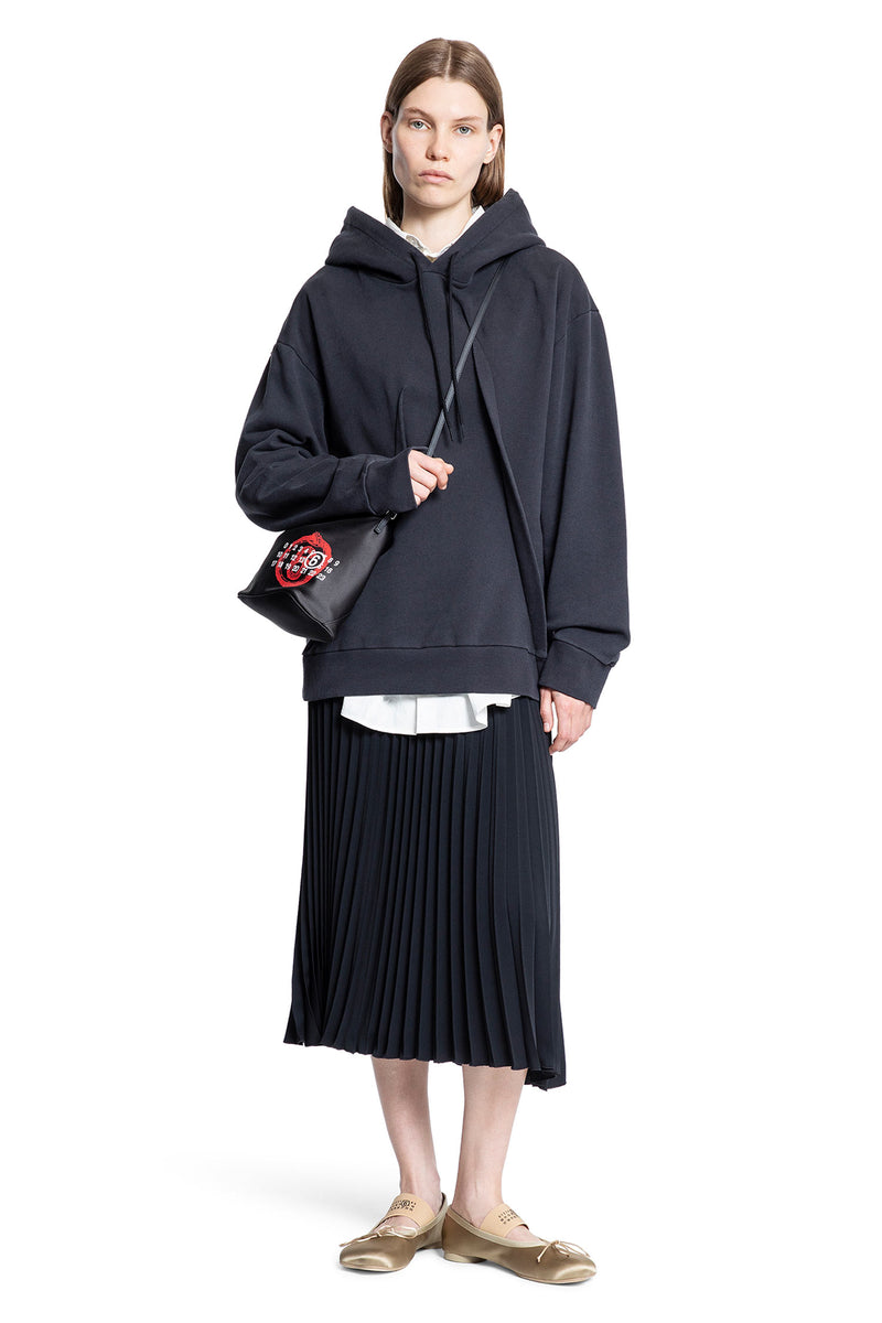 MM6 MAISON MARGIELA MM6 MAISON MARGIELA WOMAN BLACK SKIRTS woman