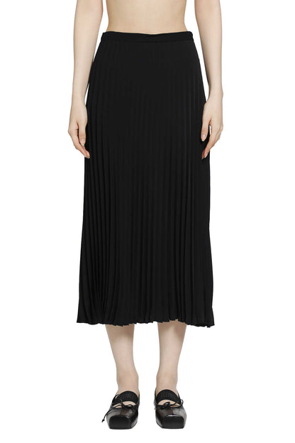 Pleated Midi Skirt