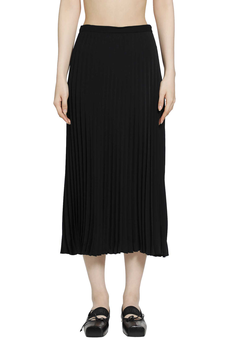 MM6 MAISON MARGIELA Pleated Midi Skirt woman