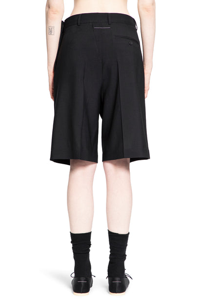 MM6 MAISON MARGIELA WOMAN BLACK SHORTS & SKIRTS