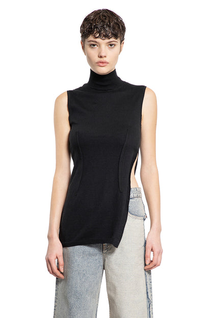 MM6 MAISON MARGIELA WOMAN BLACK TOPS