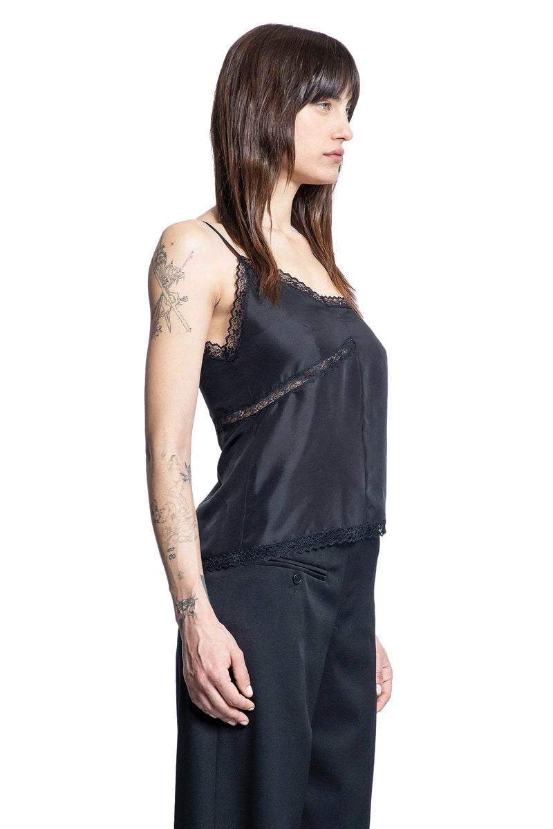 MM6 MAISON MARGIELA WOMAN BLACK TOPS - Antonioli.eu