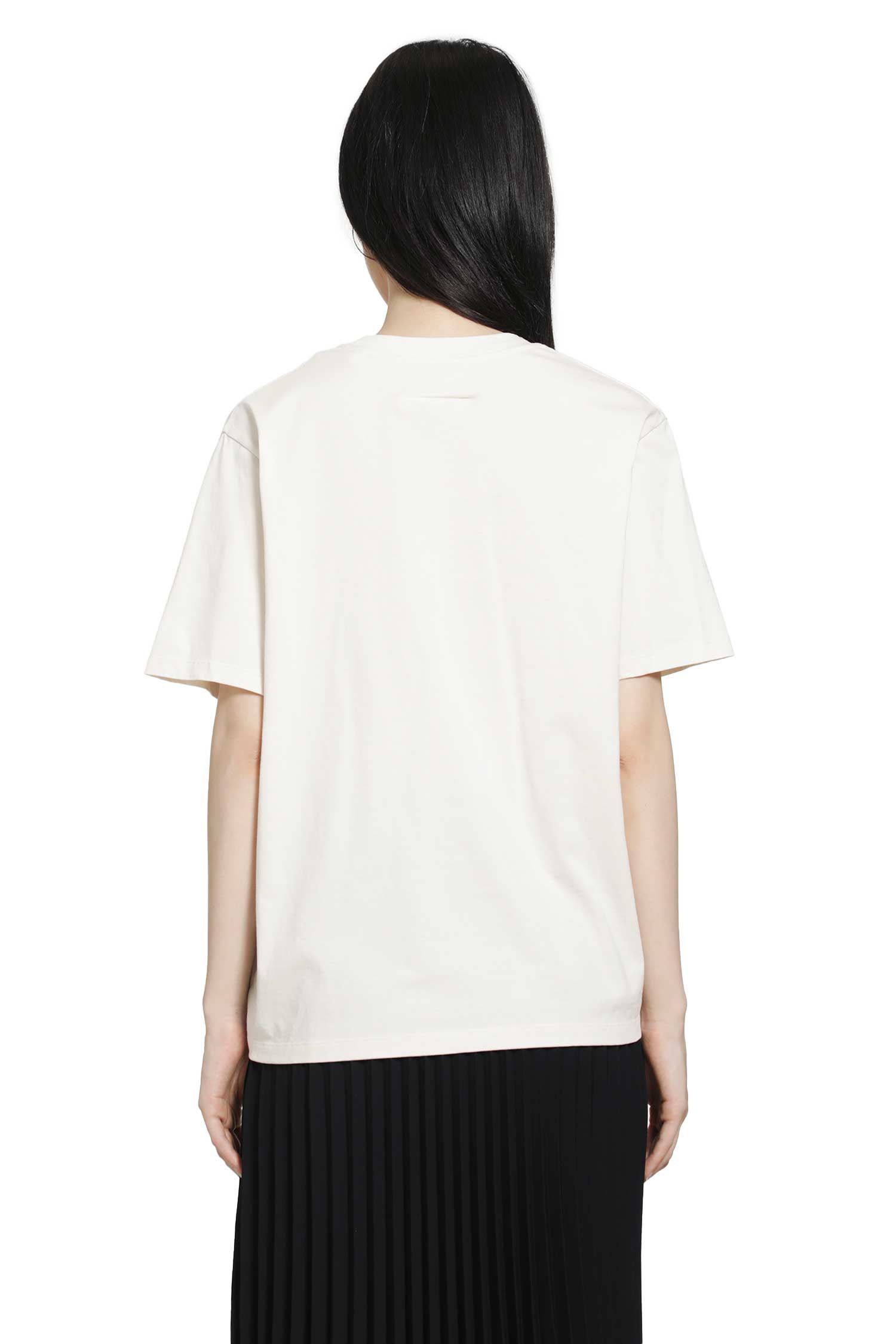 MM6 MAISON MARGIELA Draped Numeric T-Shirt woman