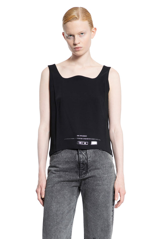 MM6 MAISON MARGIELA WOMAN BLACK TOPS