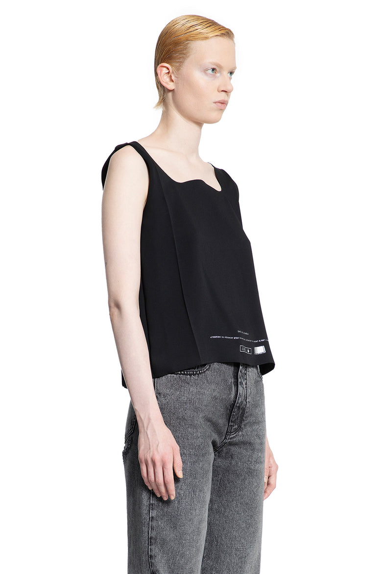 MM6 MAISON MARGIELA WOMAN BLACK TOPS