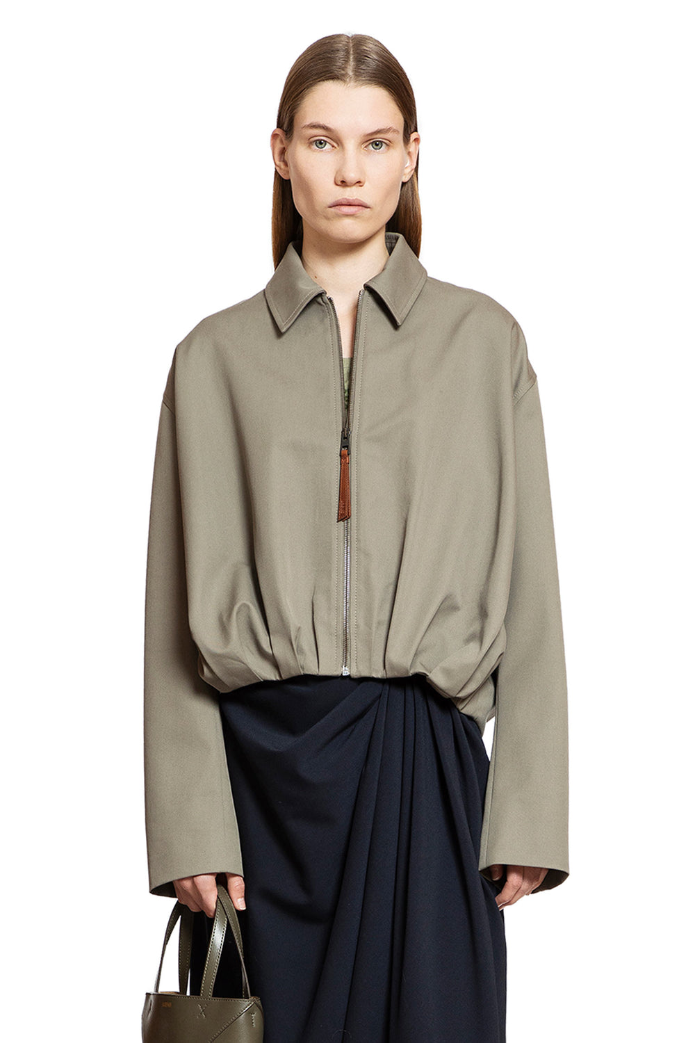 LOEWE WOMAN BROWN JACKETS