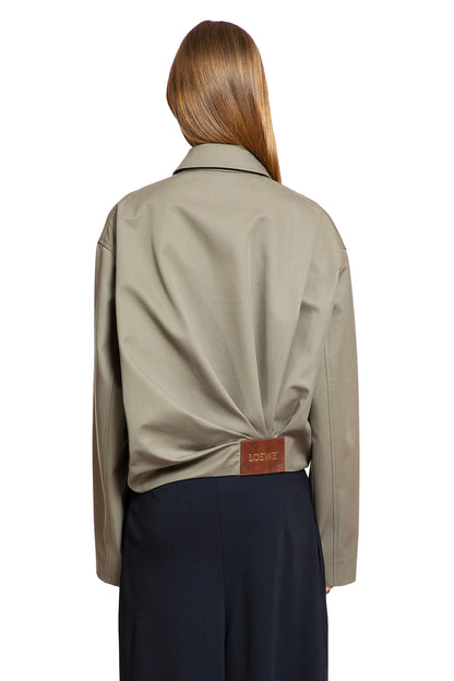 LOEWE WOMAN BROWN JACKETS