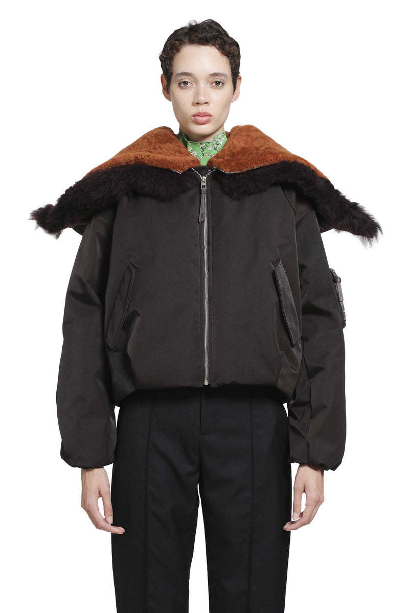 LOEWE Technical Shell Bomber Jacket woman