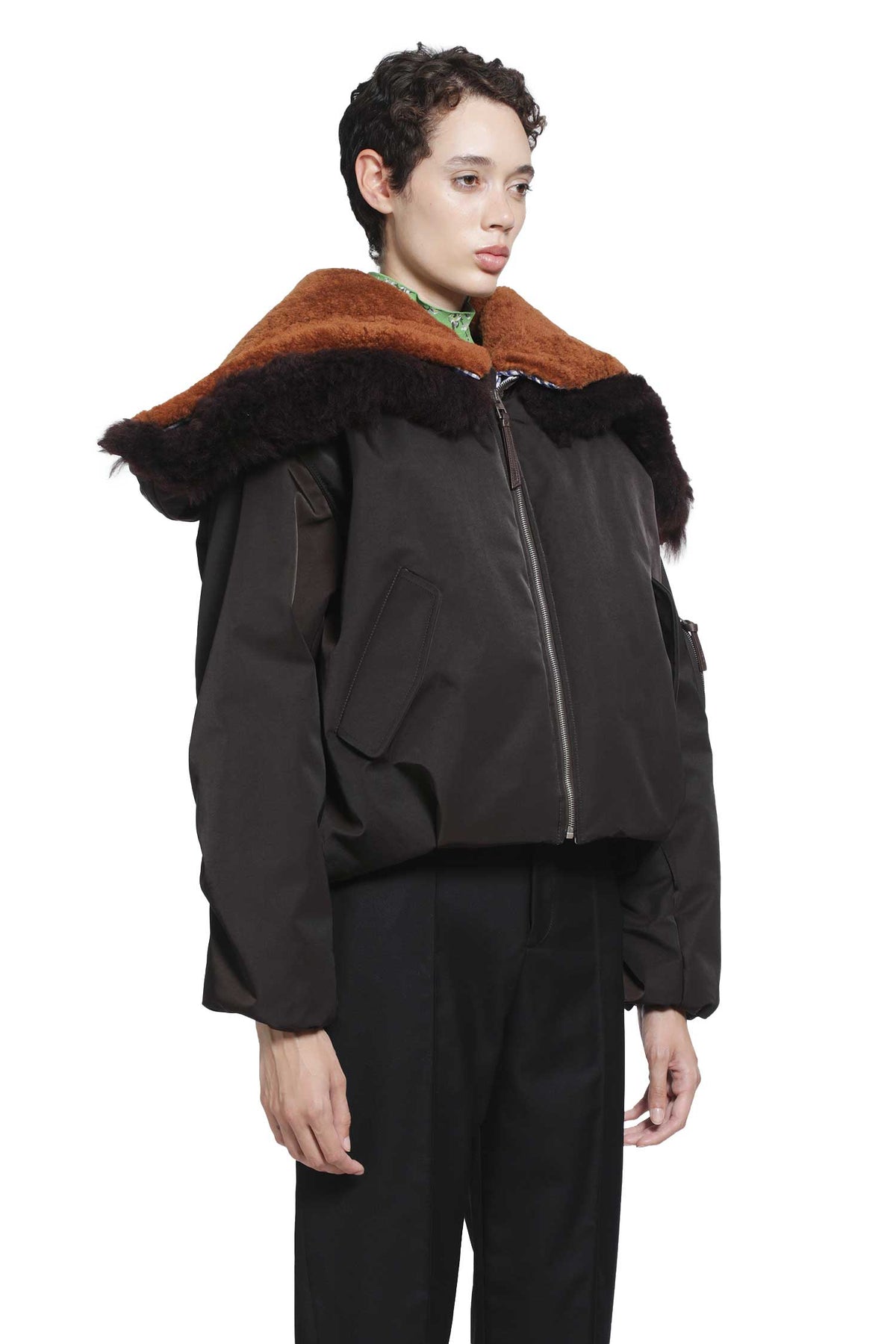 Technical Shell Bomber Jacket