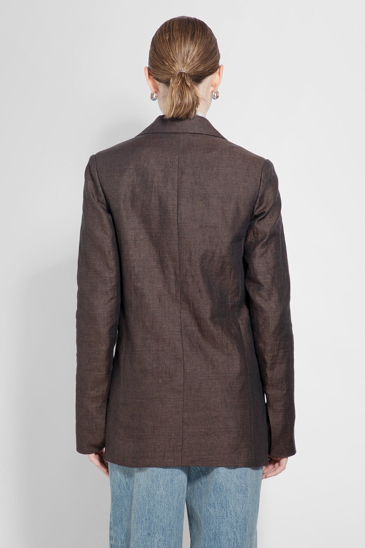 LOEWE WOMAN BROWN BLAZERS