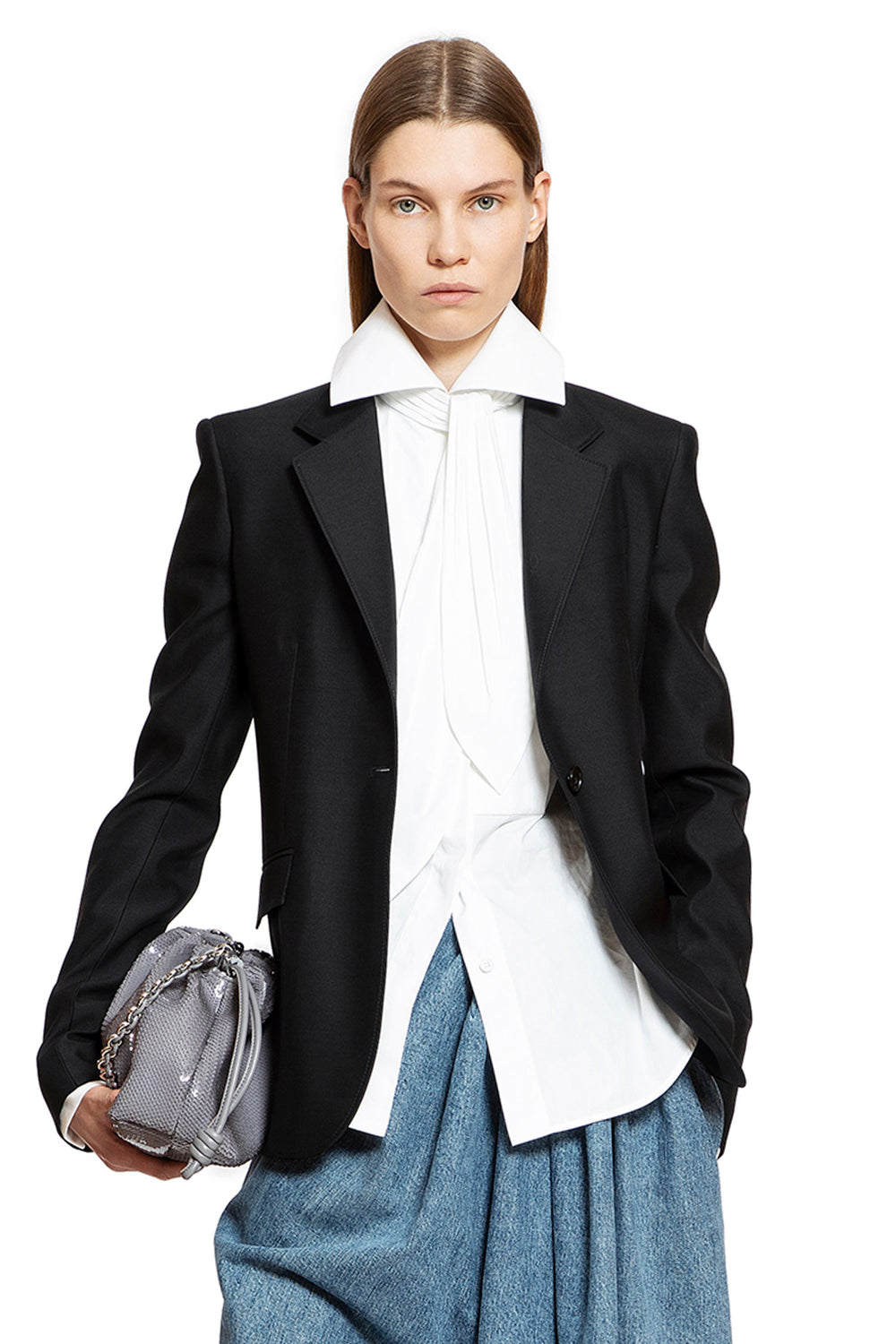 LOEWE WOMAN BLACK BLAZERS