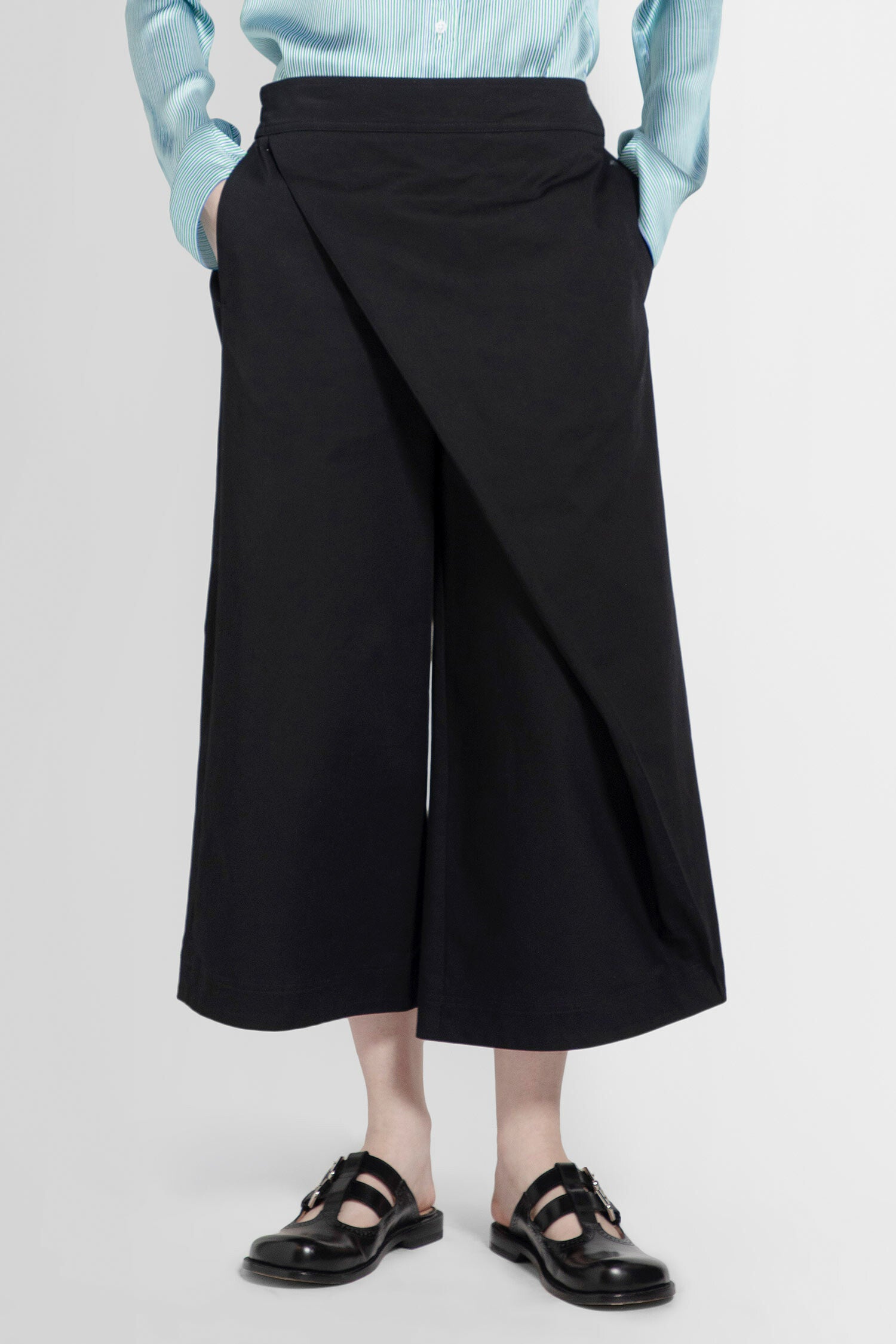 LOEWE WOMAN BLACK TROUSERS