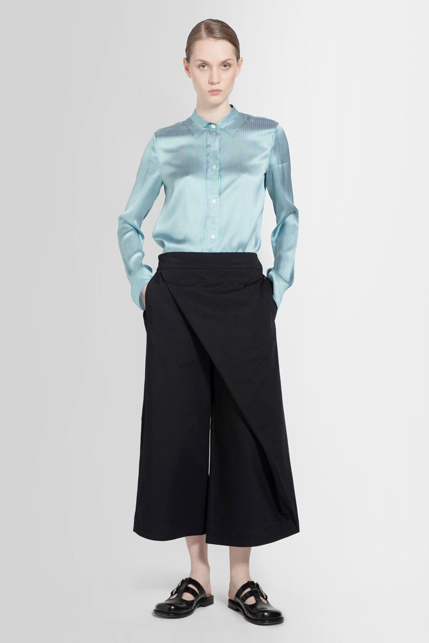 LOEWE WOMAN BLACK TROUSERS