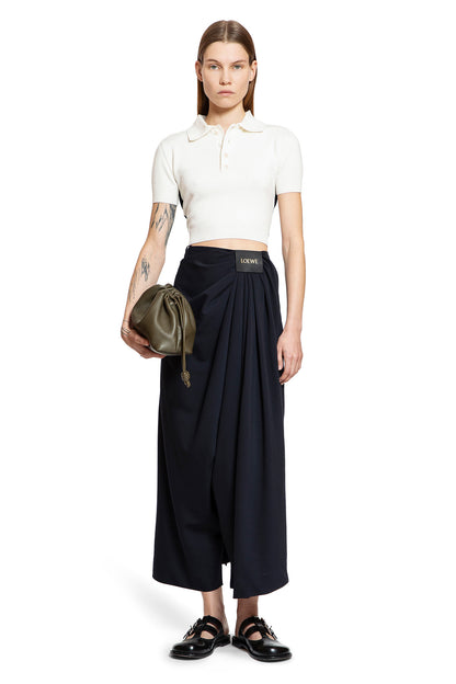 LOEWE WOMAN BLUE TROUSERS