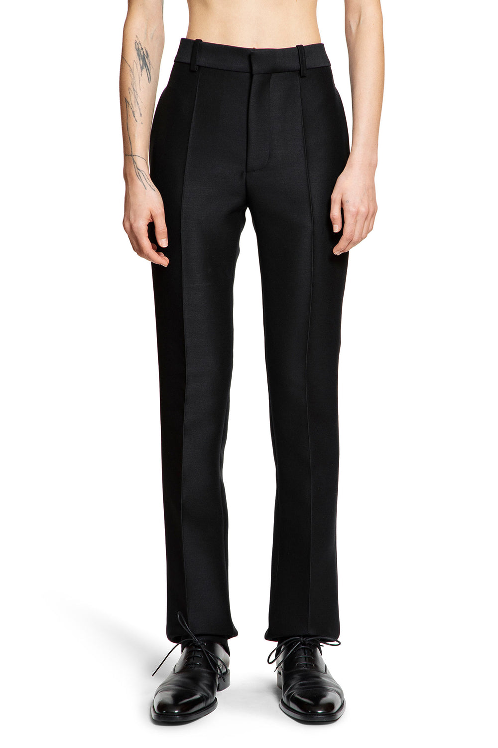 LOEWE WOMAN BLACK TROUSERS