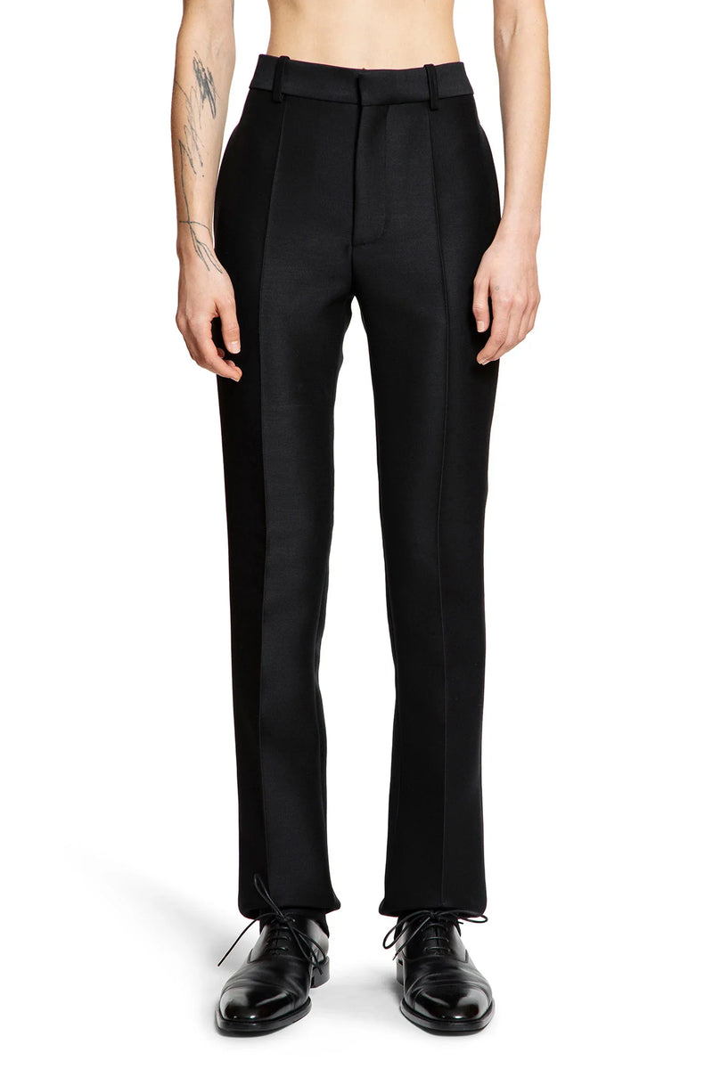 Wool Silk Tailored Trousers - Antonioli.eu