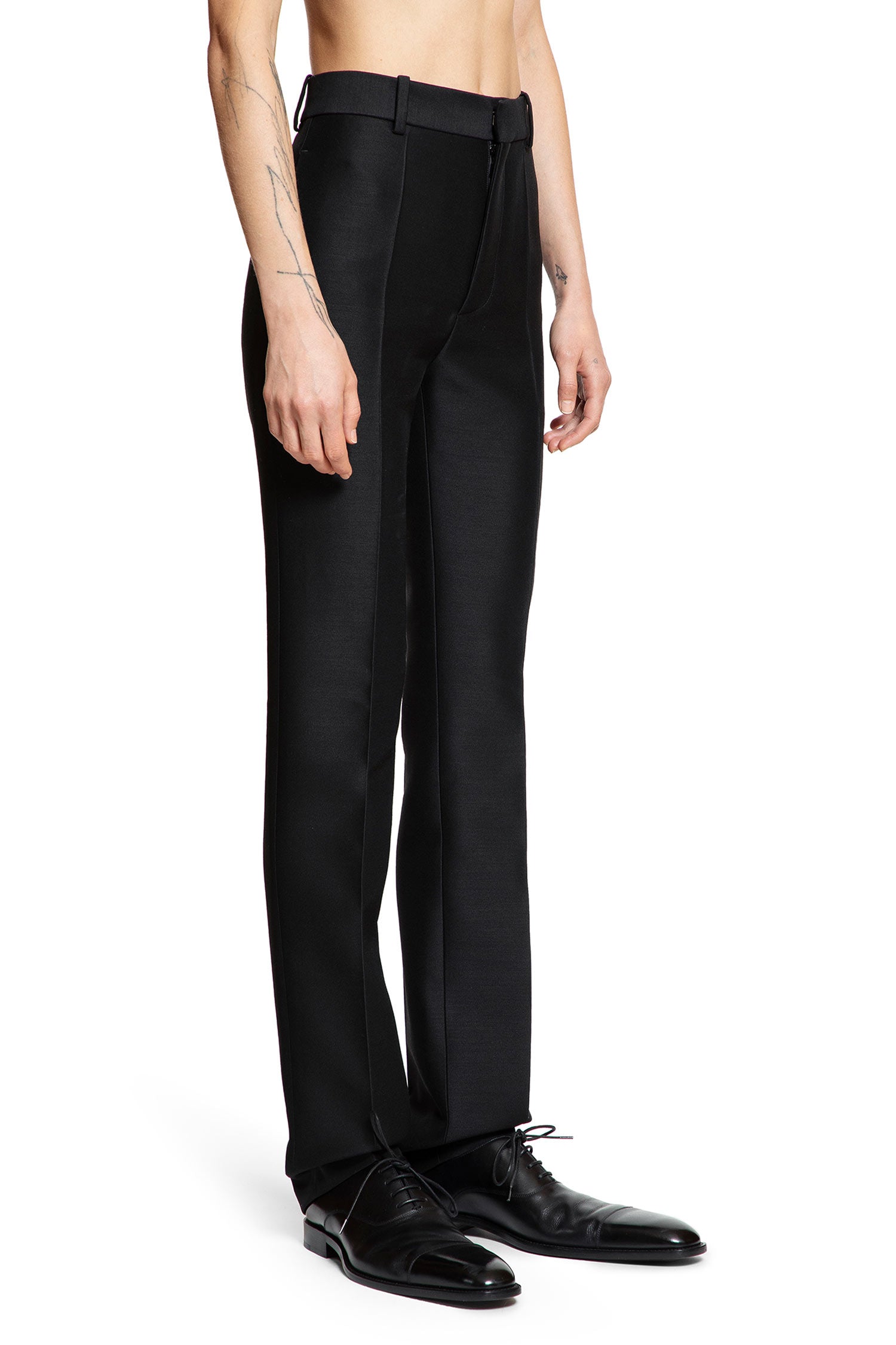 LOEWE WOMAN BLACK TROUSERS