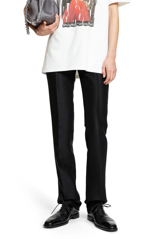 Wool Silk Tailored Trousers - Antonioli.eu