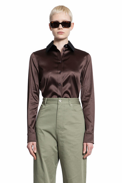 LOEWE WOMAN BROWN SHIRTS