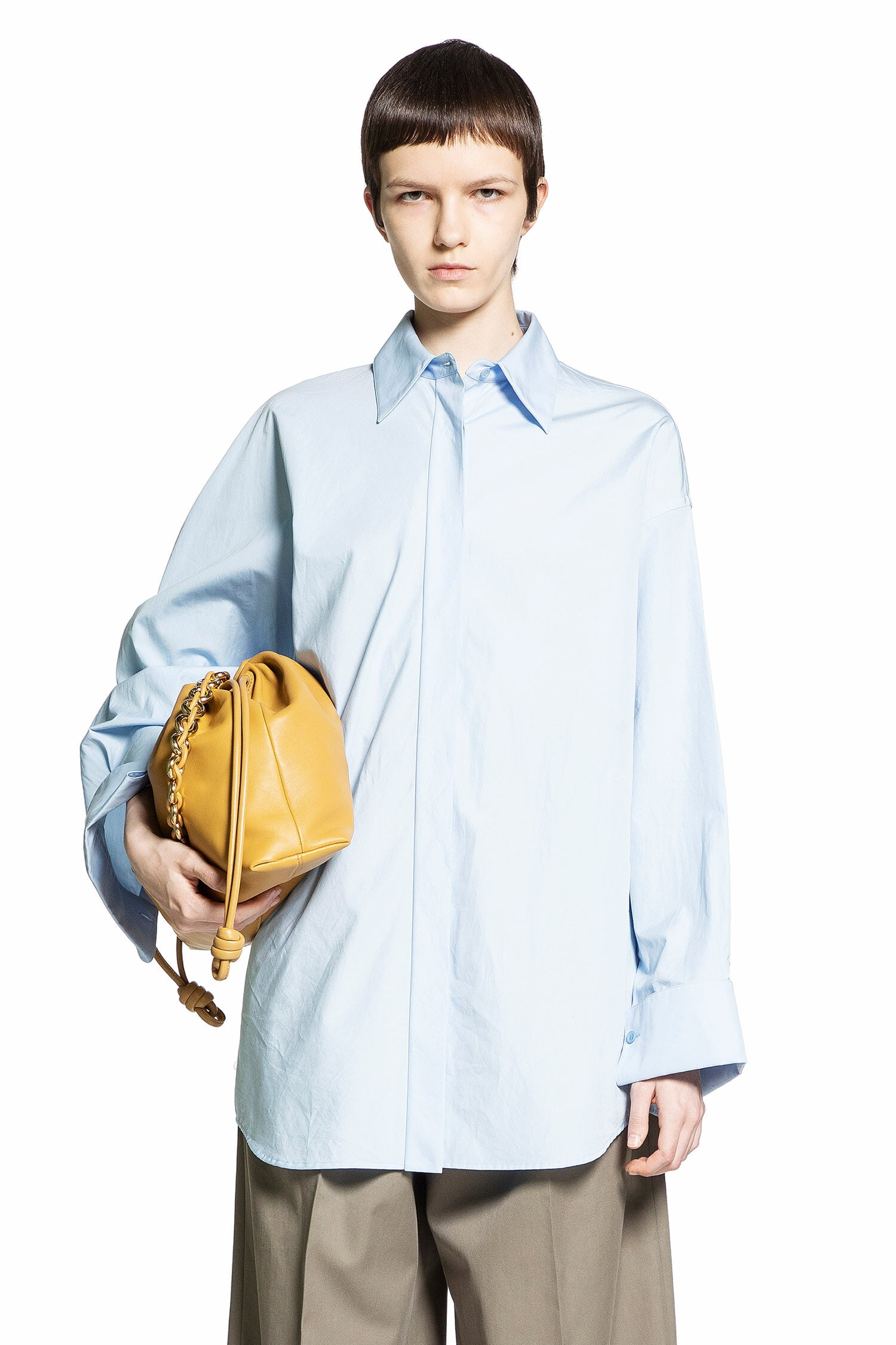 LOEWE WOMAN BLUE SHIRTS