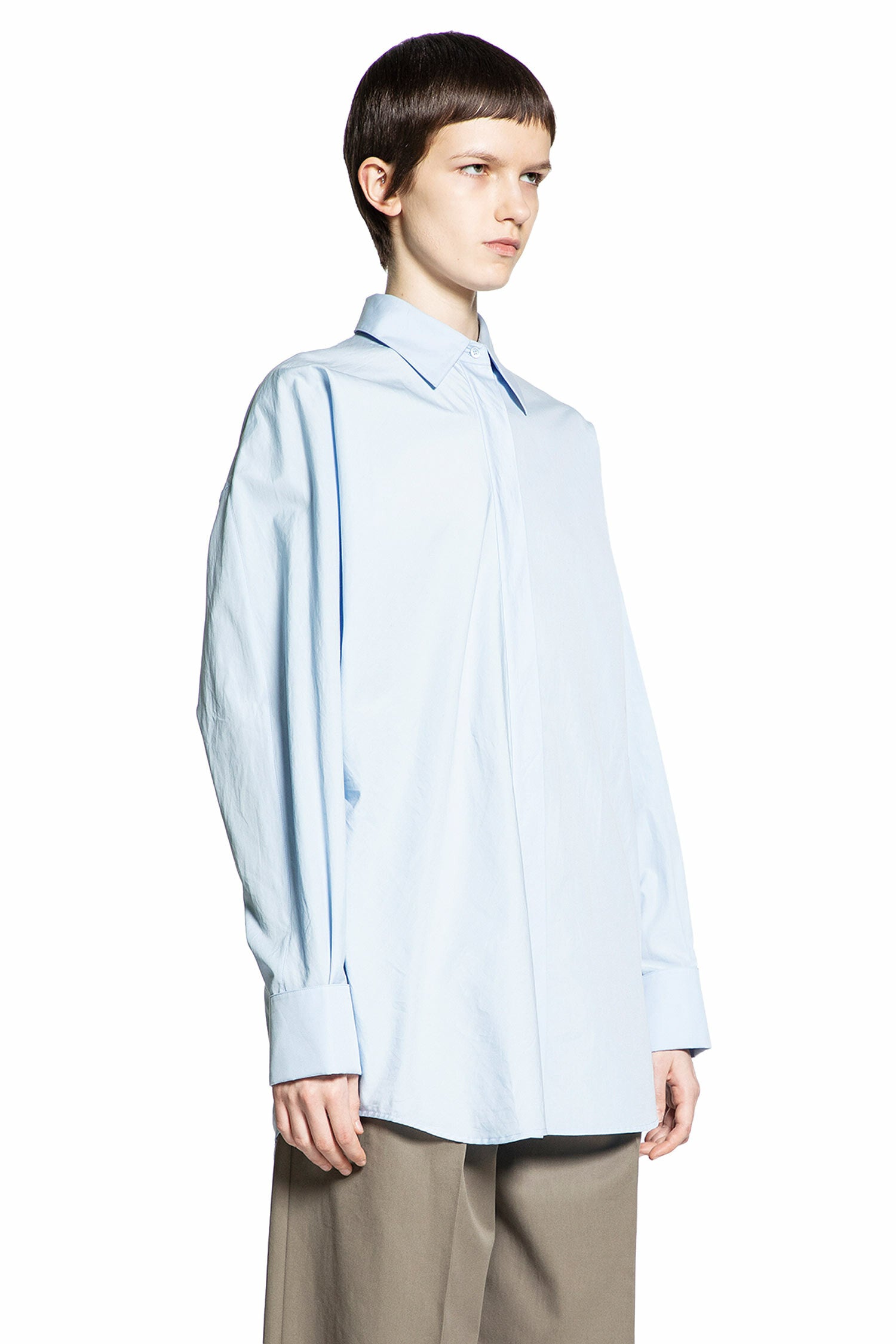 LOEWE WOMAN BLUE SHIRTS