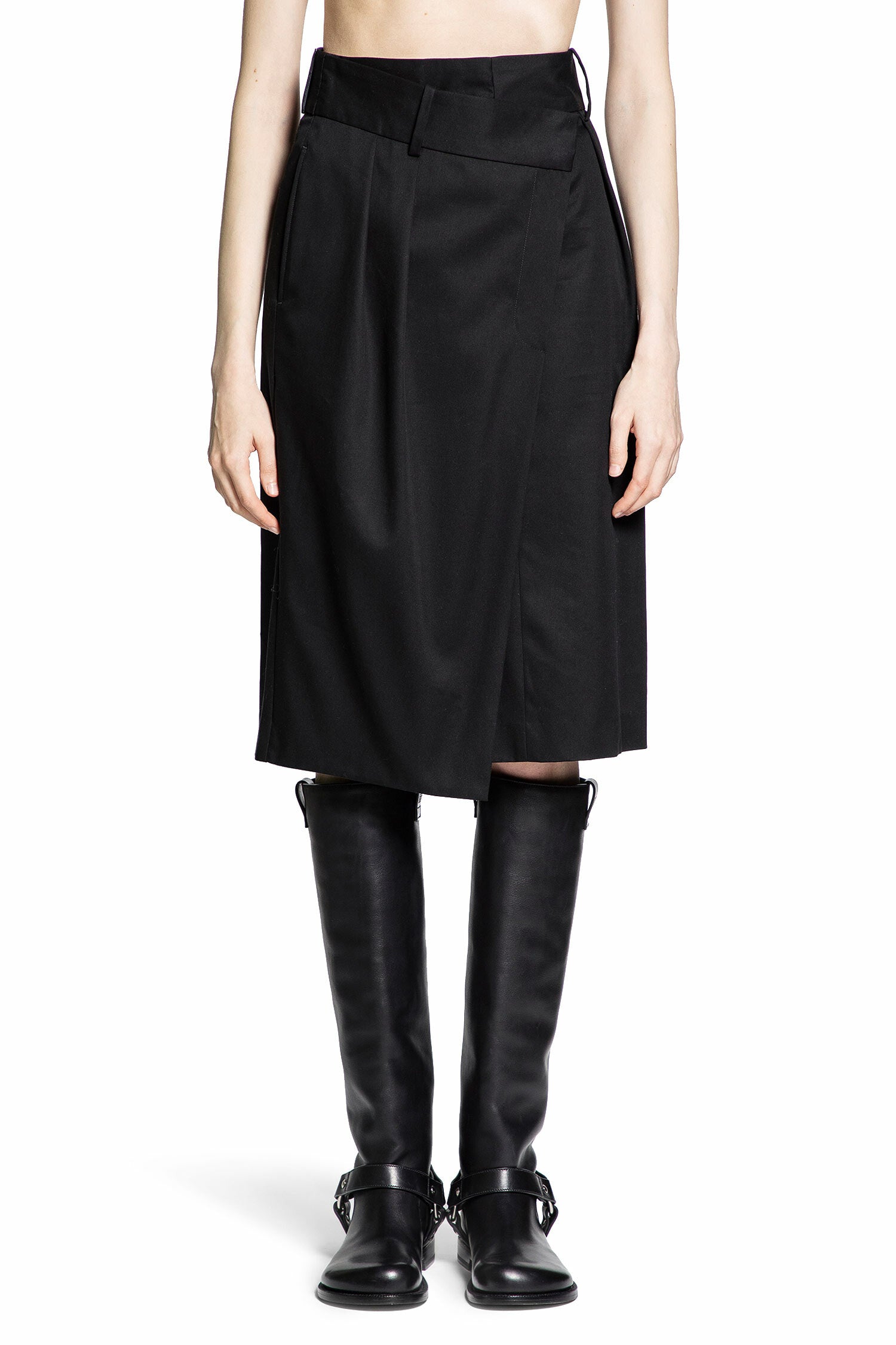 LOEWE WOMAN BLACK SKIRTS