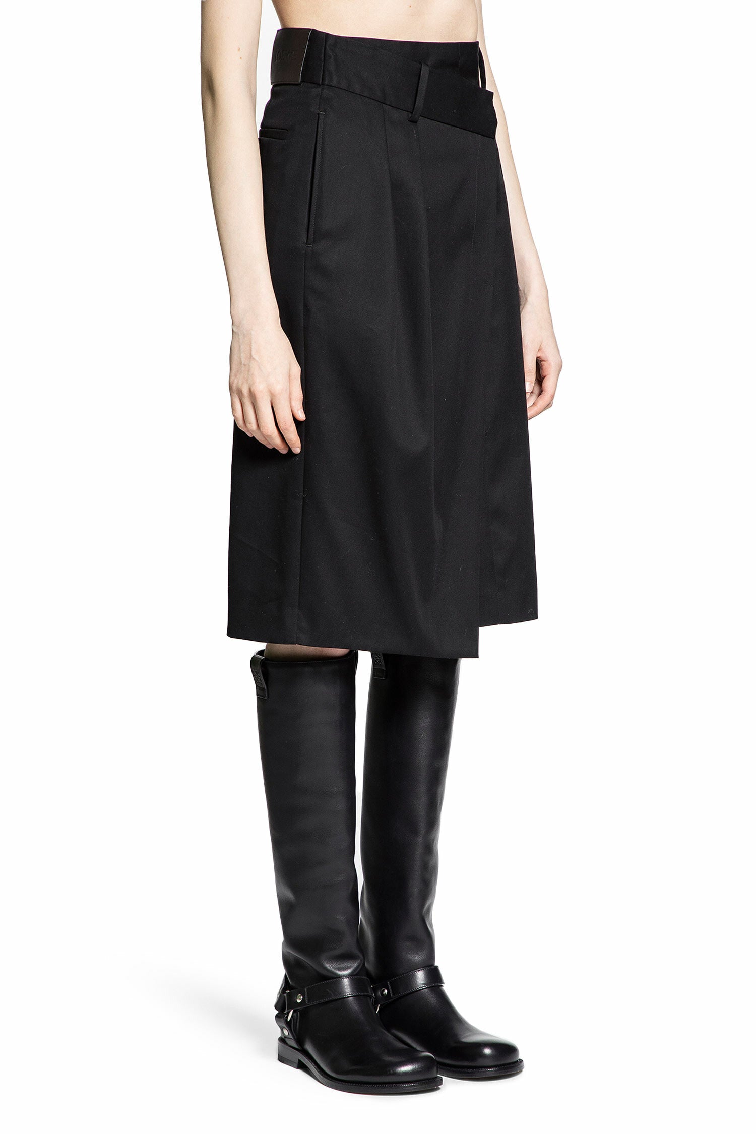 LOEWE WOMAN BLACK SKIRTS