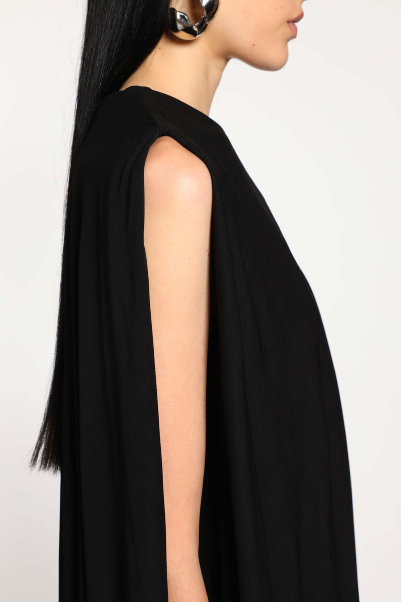 Draped Dress in Viscose - Antonioli.eu