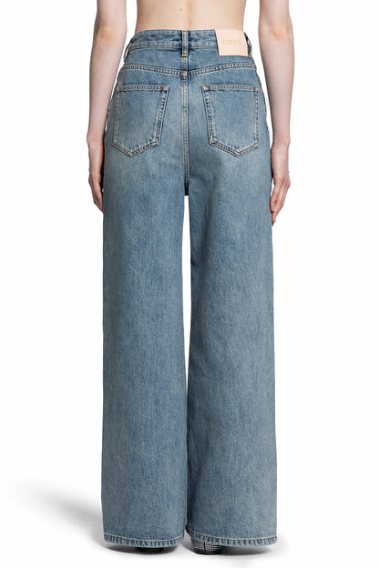 LOEWE WOMAN BLUE JEANS