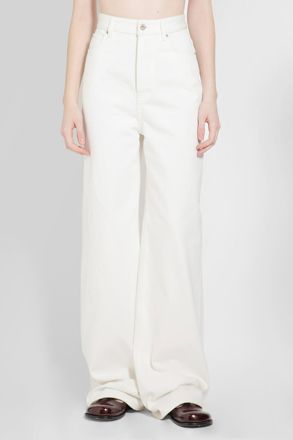 LOEWE WOMAN WHITE JEANS