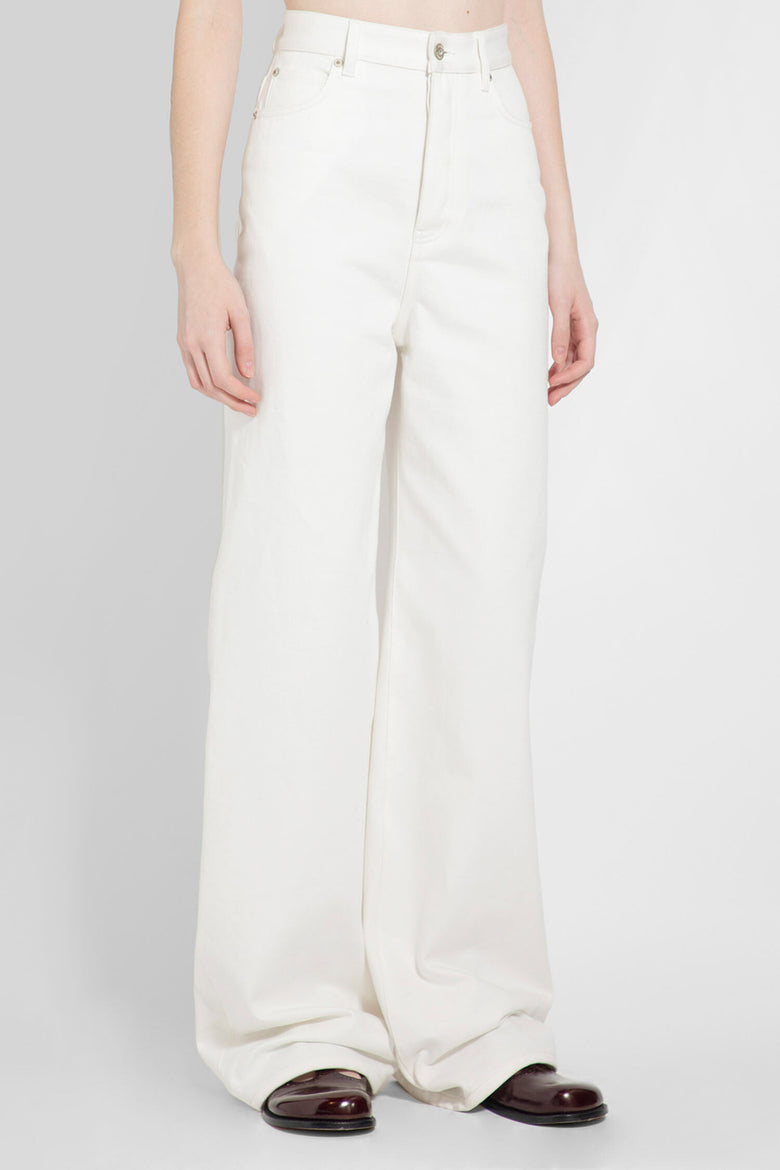 LOEWE WOMAN WHITE JEANS