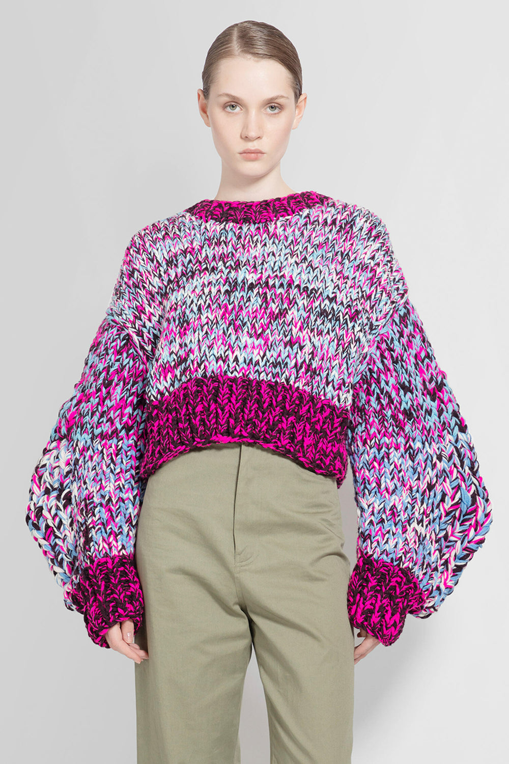 LOEWE WOMAN MULTICOLOR KNITWEAR