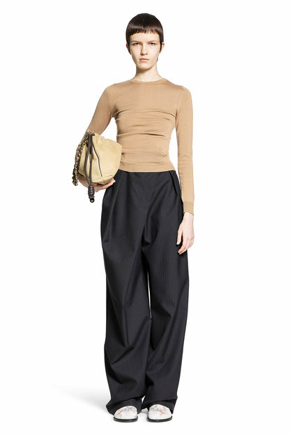 LOEWE WOMAN BROWN KNITWEAR