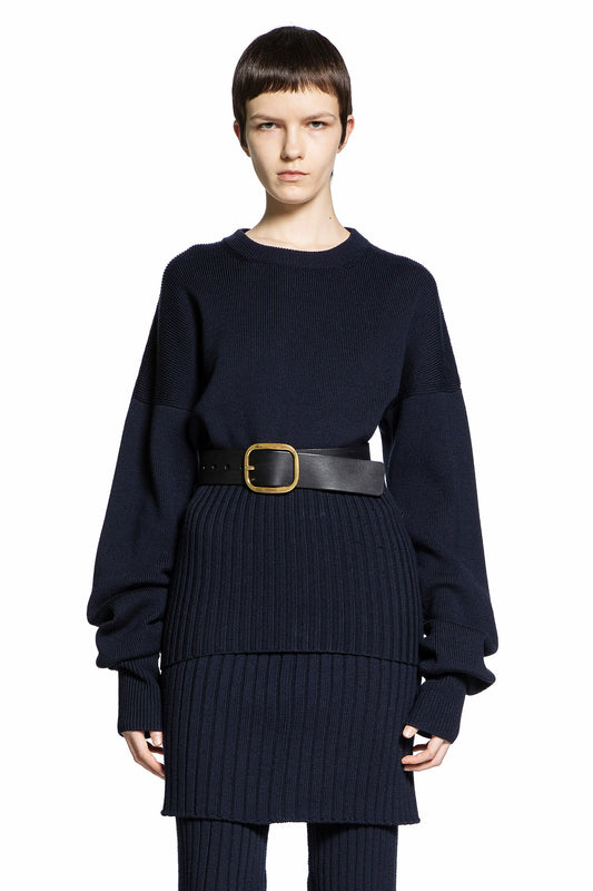 LOEWE WOMAN BLUE KNITWEAR