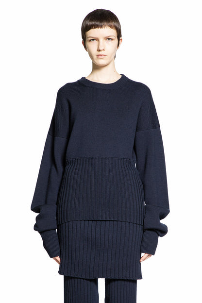 Antonioli LOEWE WOMAN BLUE KNITWEAR