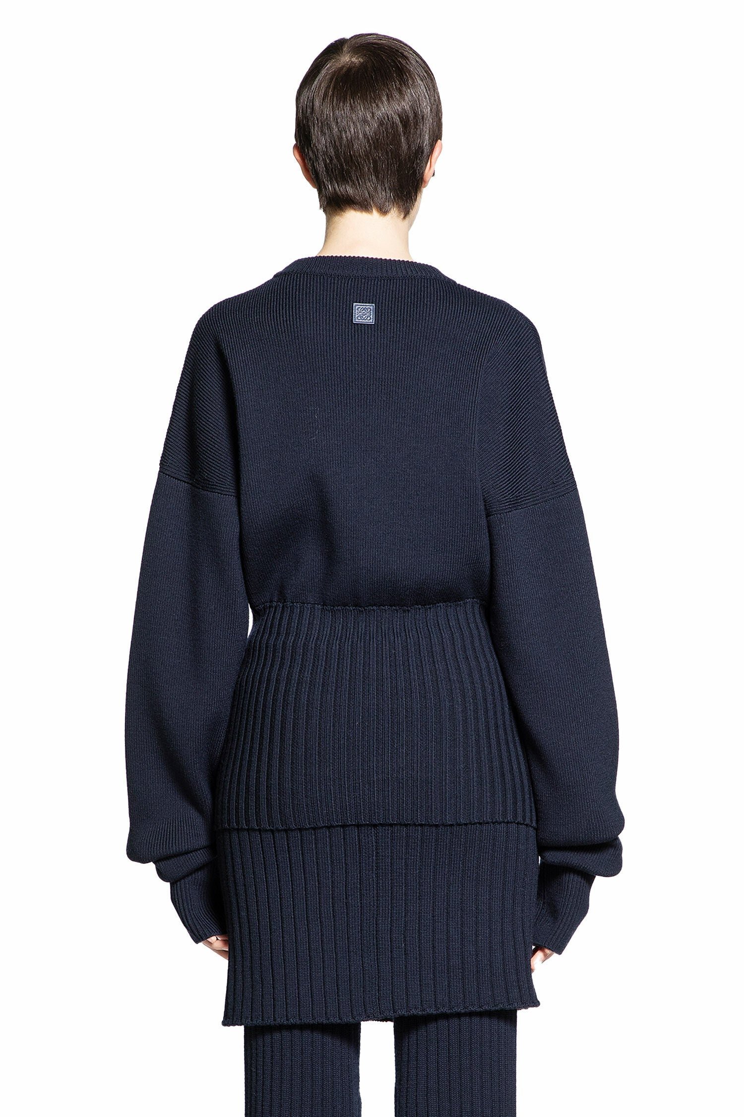 LOEWE WOMAN BLUE KNITWEAR