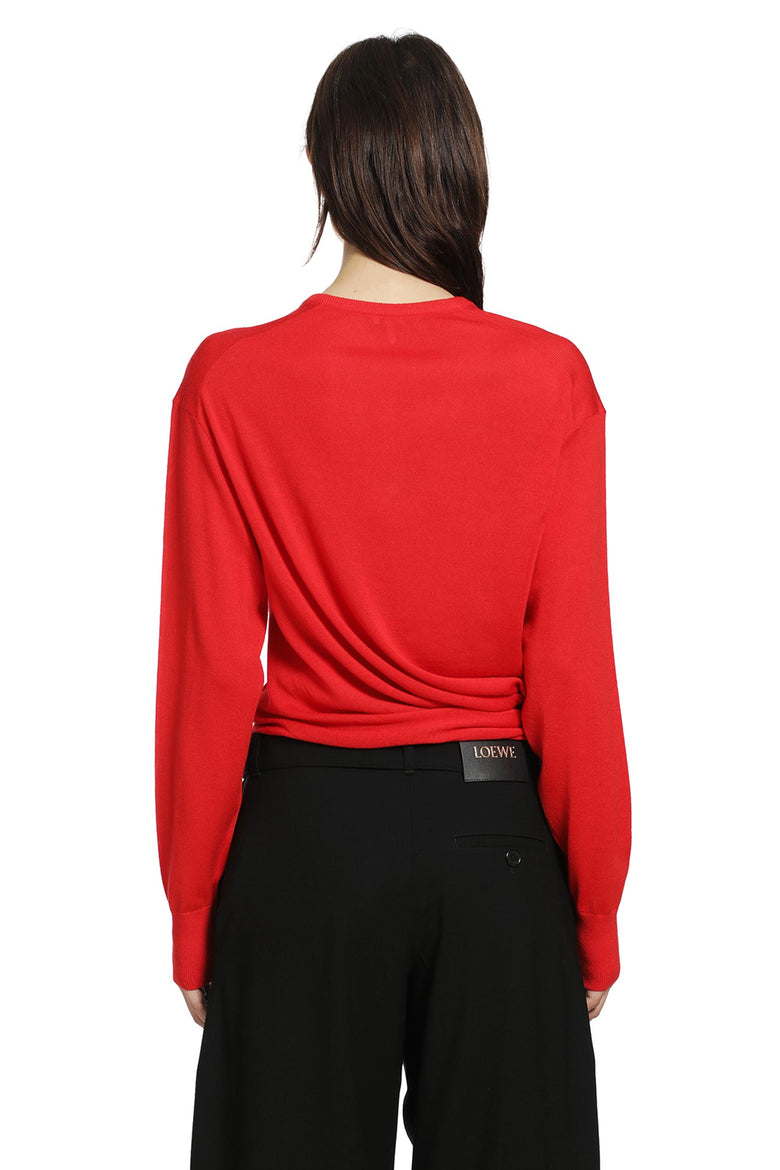 LOEWE Draped Wool Sweater woman