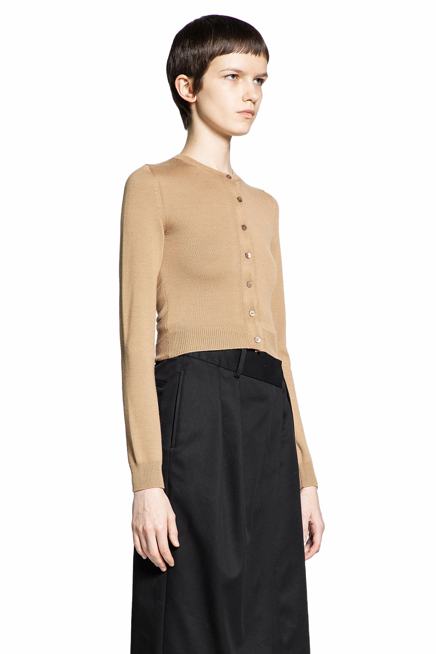 LOEWE WOMAN BROWN KNITWEAR