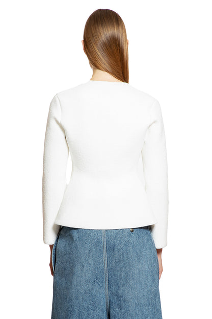 LOEWE WOMAN WHITE KNITWEAR