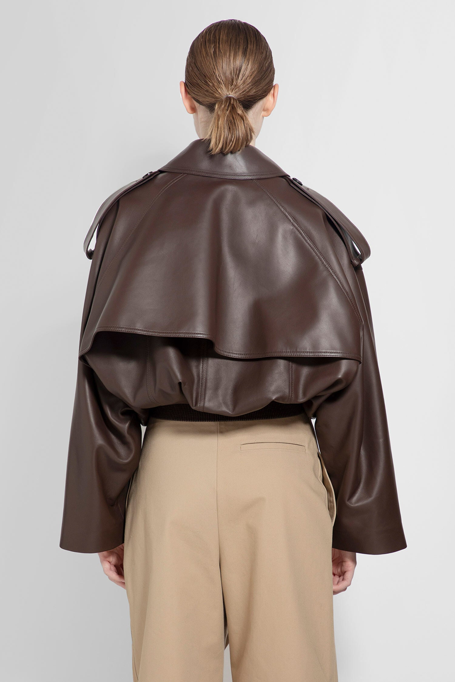 LOEWE WOMAN BROWN JACKETS