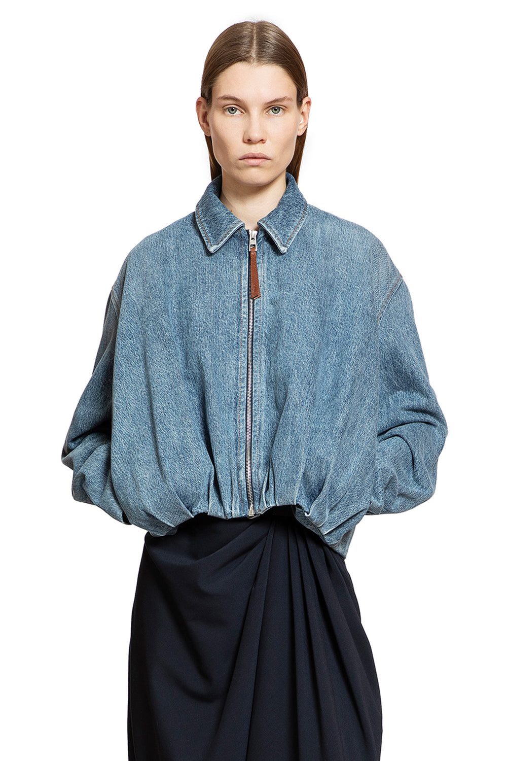 LOEWE WOMAN BLUE JACKETS